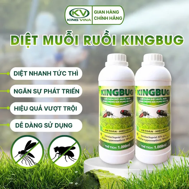 Chai KingBug 1 lít